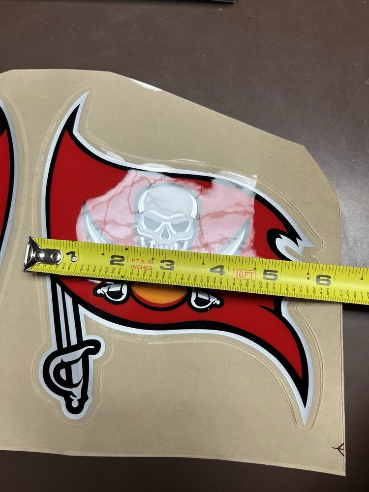 Buccaneers Full Size Helmet Decals