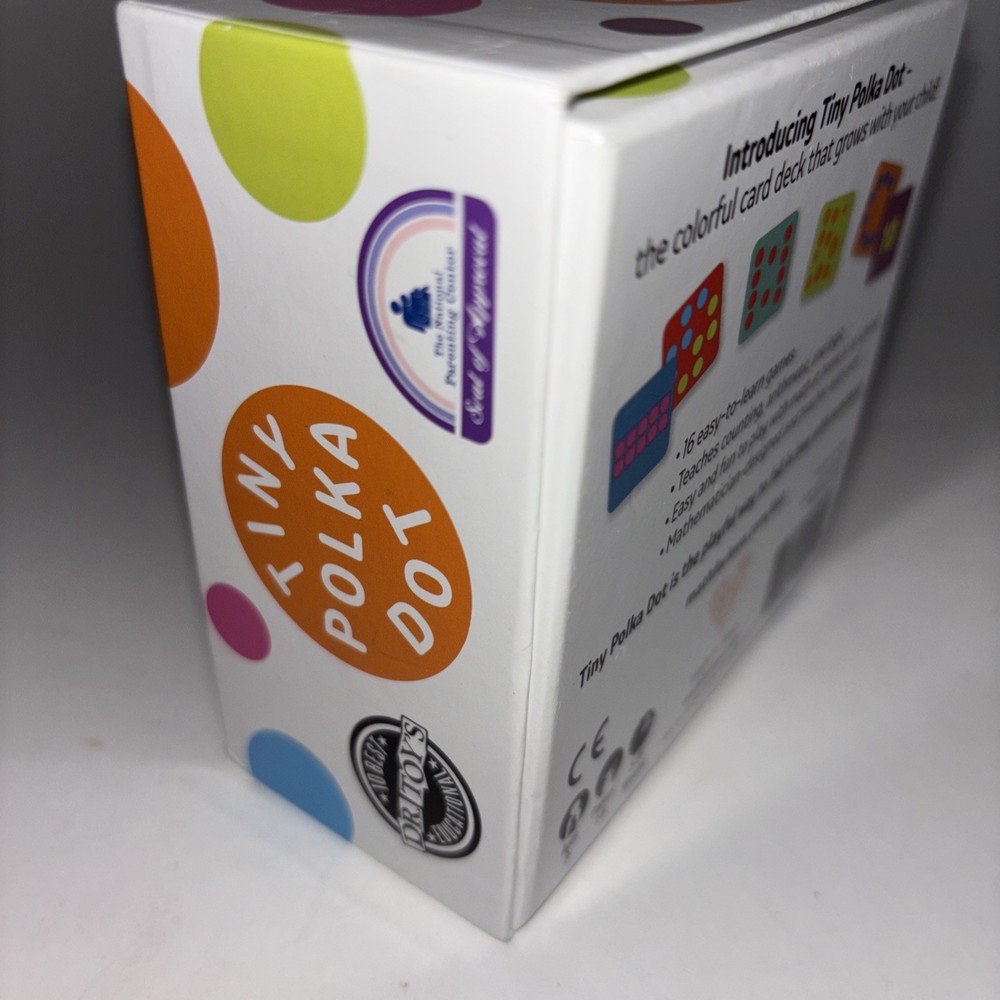 Tiny Polka Dot Game Educational Math Learning Card Game, Kids 3-8