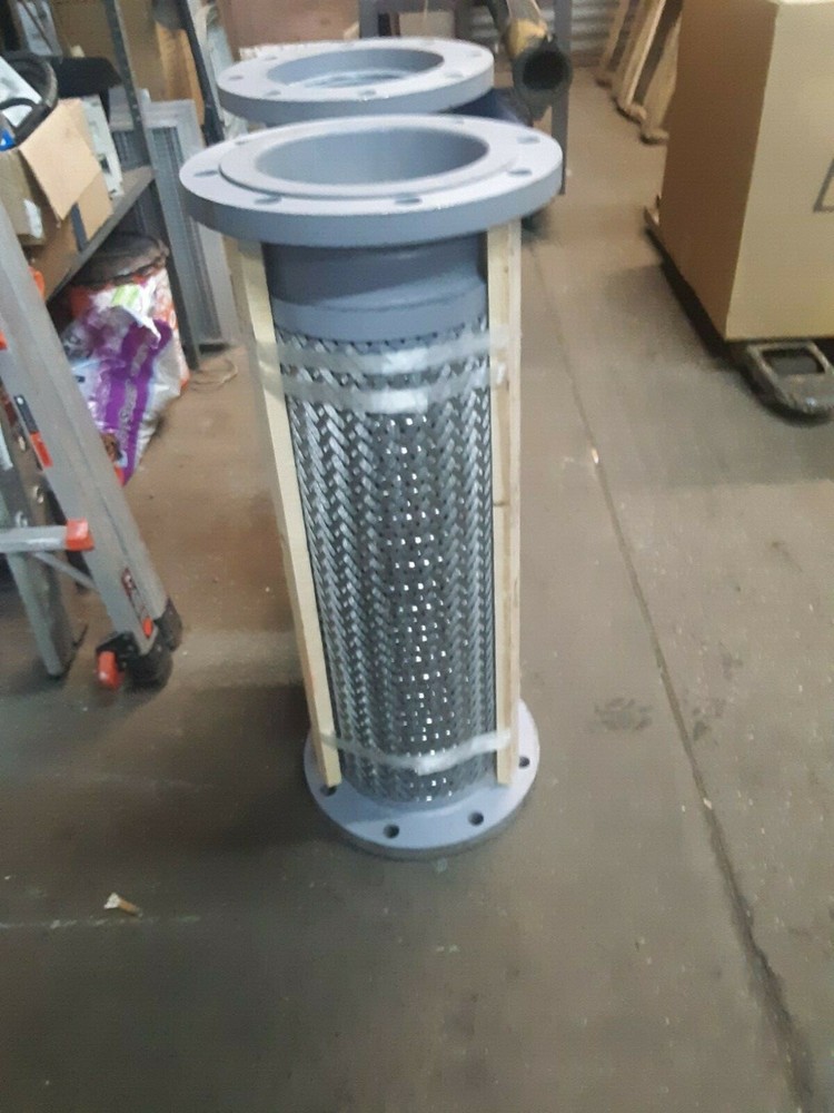 8" SS Braided Vibration Hose 33" long 