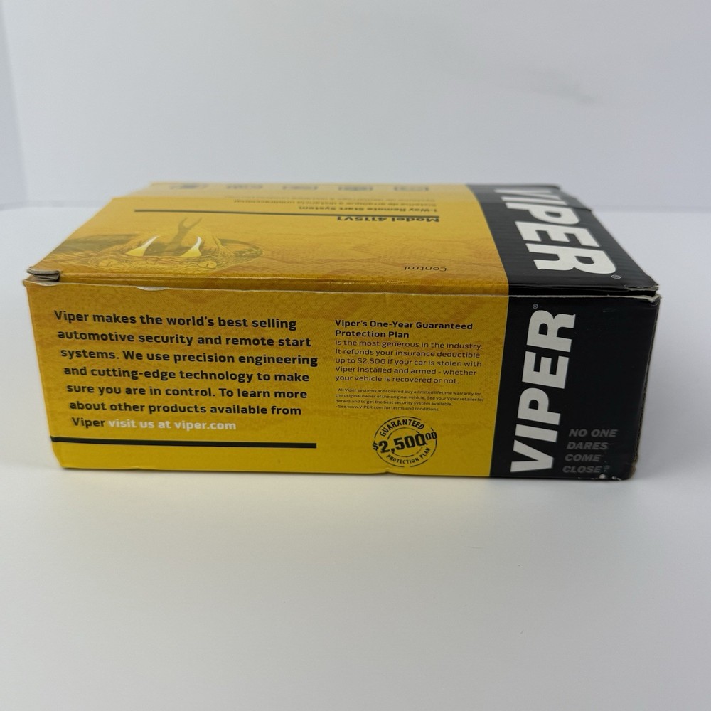 Viper 4115V 1-Way 1-Button Remote Start System New Open Box