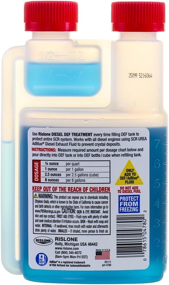 Diesel | Prevents AdBlue/DEF Fluid Crystallization, 8 oz