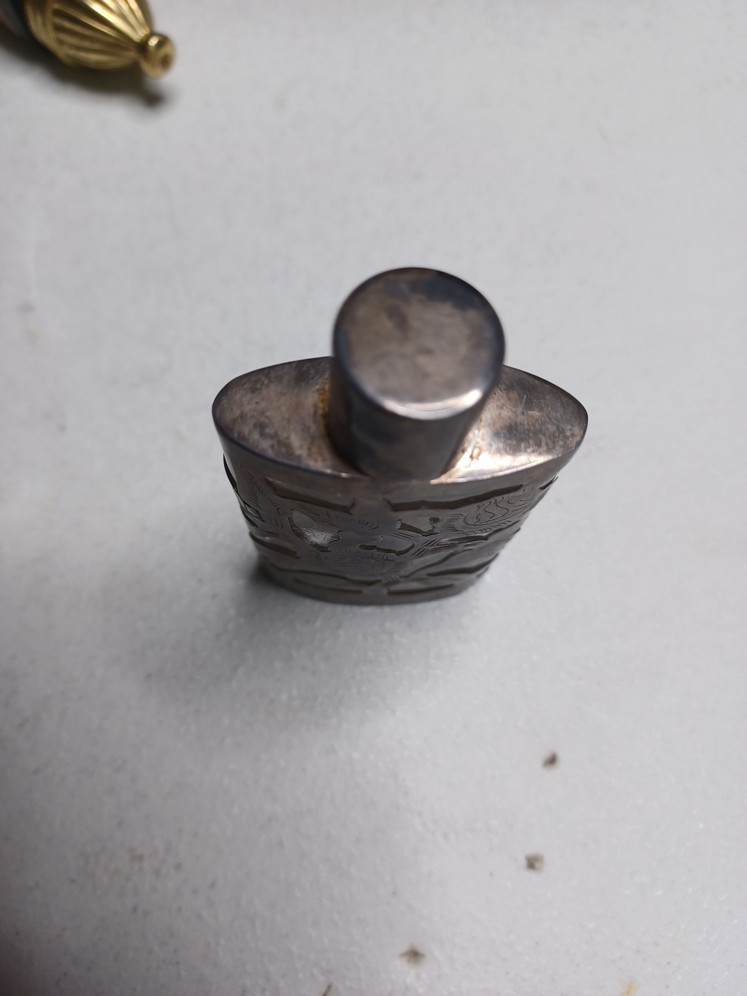 Mexician Sterling Silver Perfume Bottle