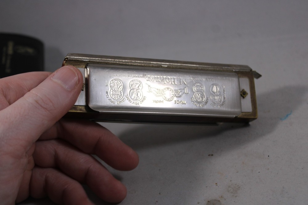 "THE CHROMONICA" MODEL 260 "C" BY M. HOHNER WITH ORIGINAL STORAGE CASE