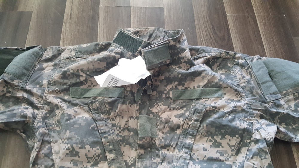 Team soldier Uniform Coat FR Medium Long Digital Camo NWT