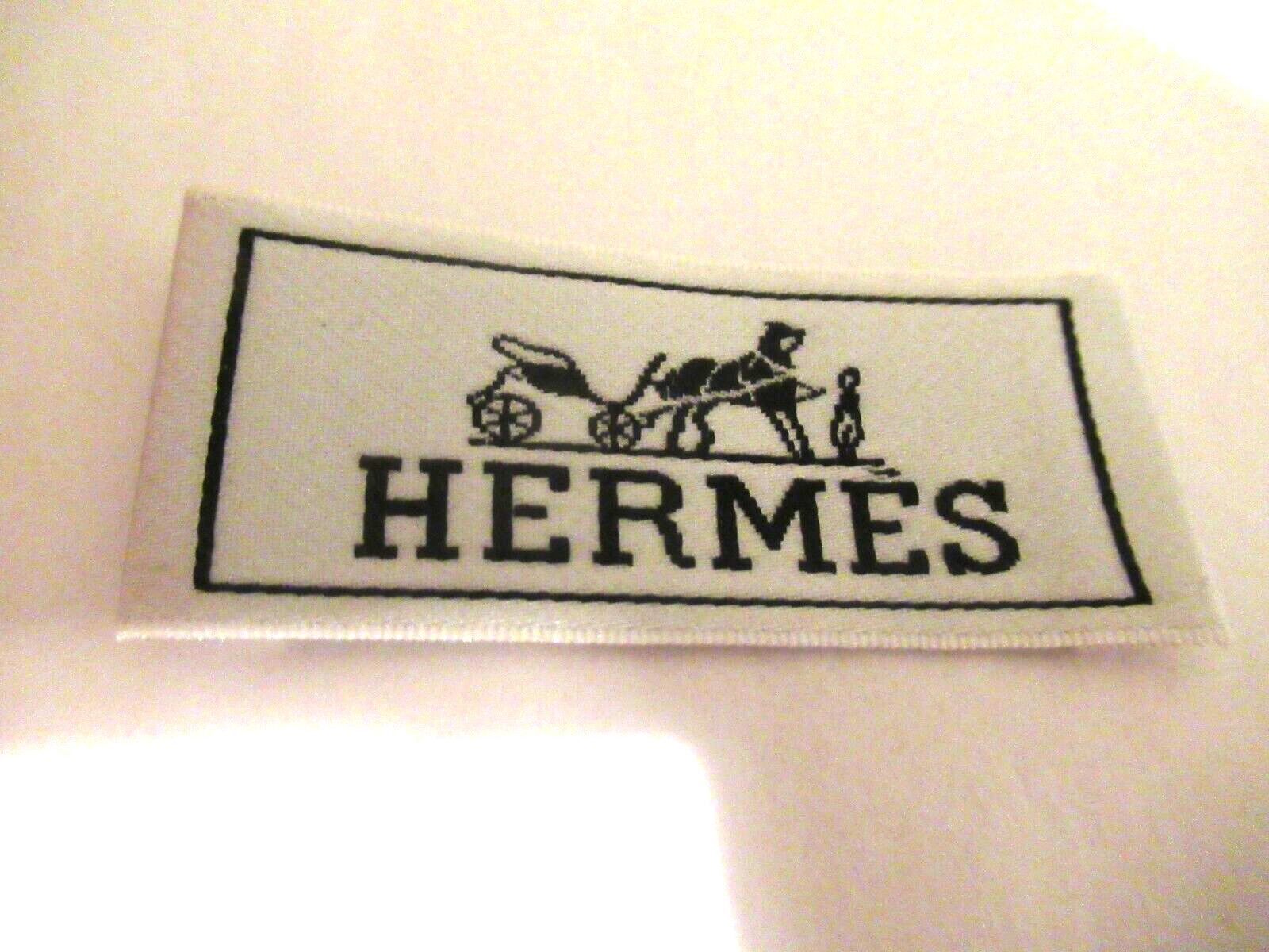 HERMES 1 Designer Tag LABEL Replacement Sewing Accessories 2'' lot 1