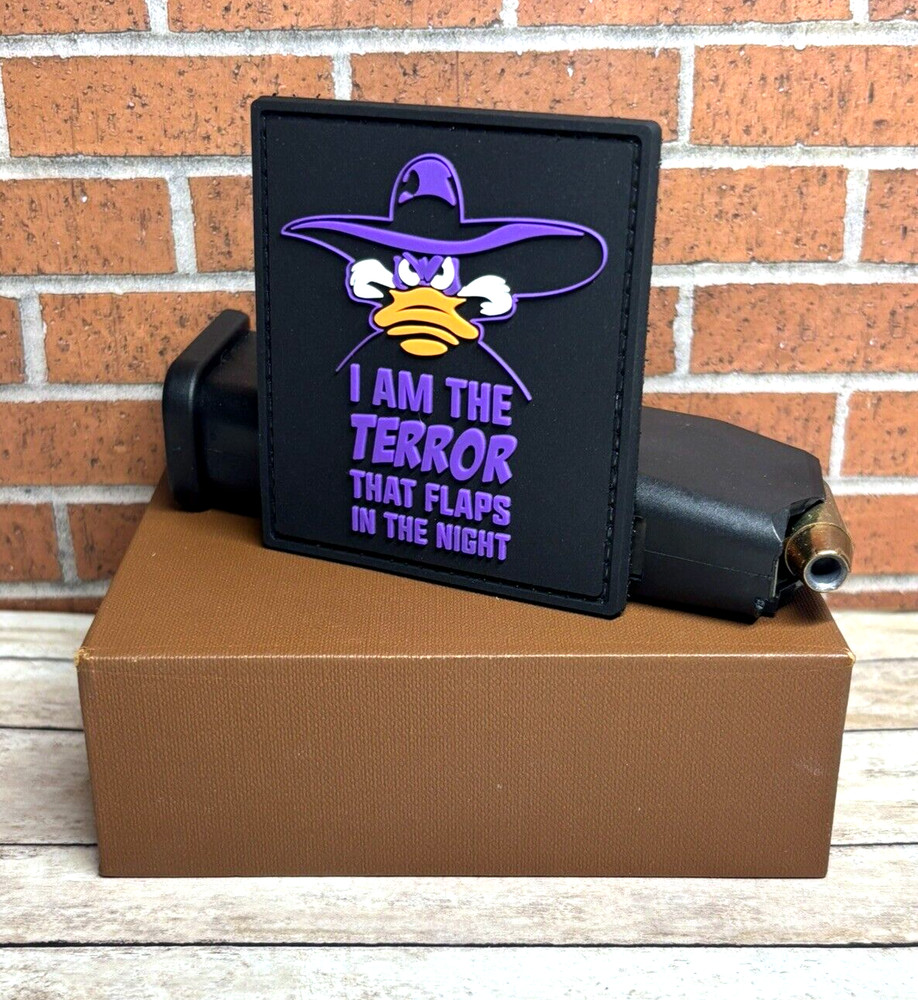 Tactical PVC Patch - Darkwing Duck Patch - Gun Morale Duck Patch