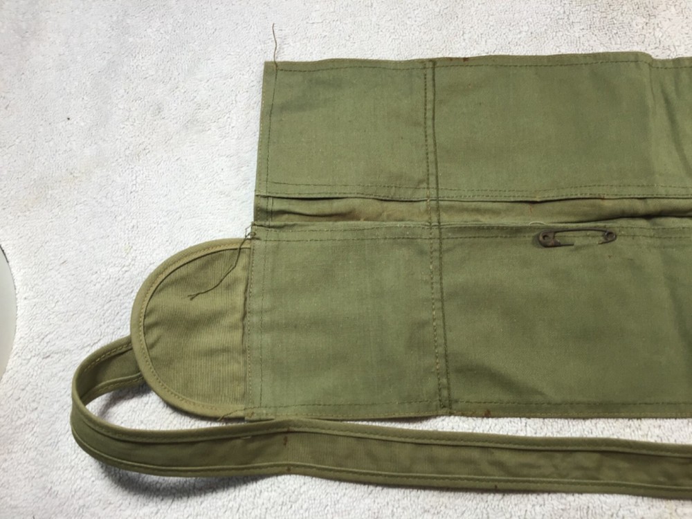 WW2 OD Money/Document Pouch Belt