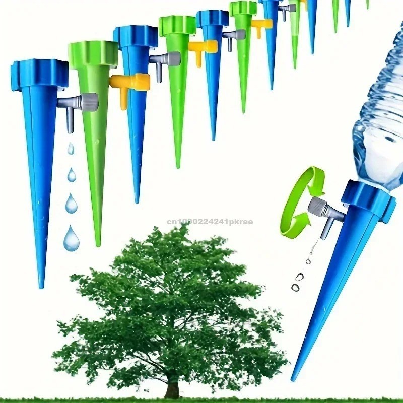 12PCS Mixed Automatic Drip Irrigation Plant Self Watering Kit Garden Device