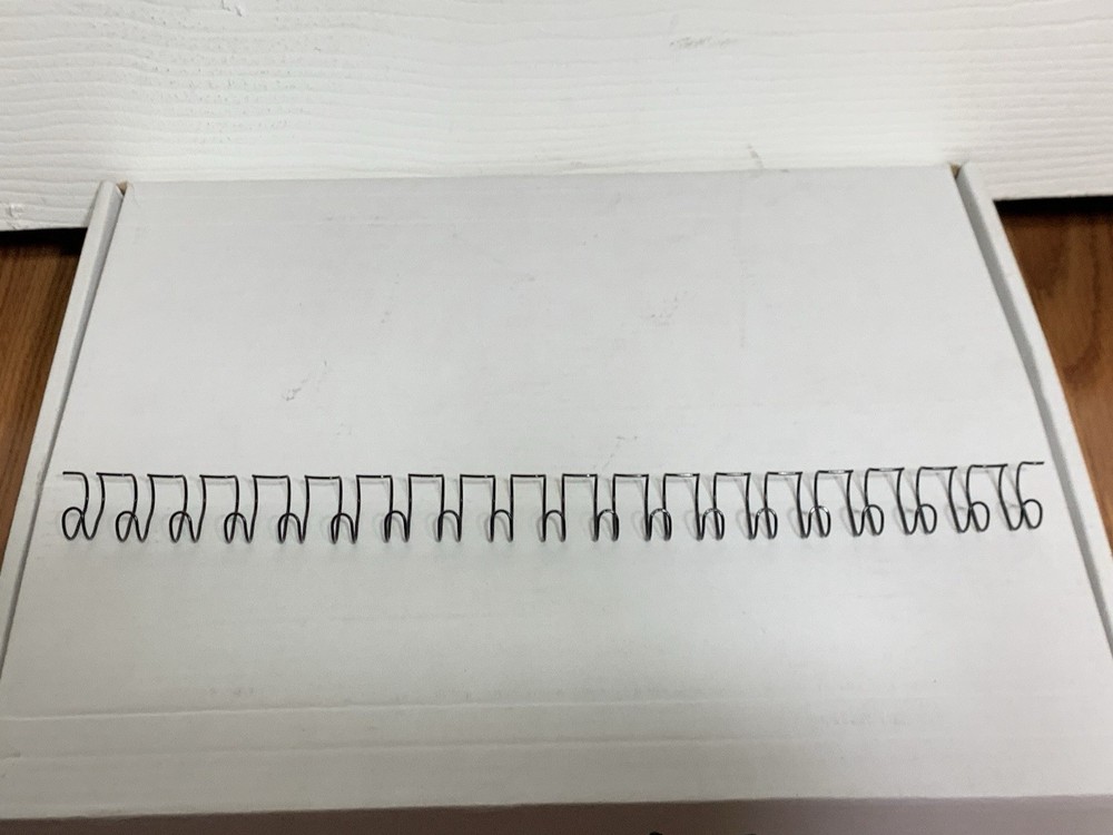 Spiral-O Wire Binding Combs 100 - 19 Loop - 7/16” -  Black