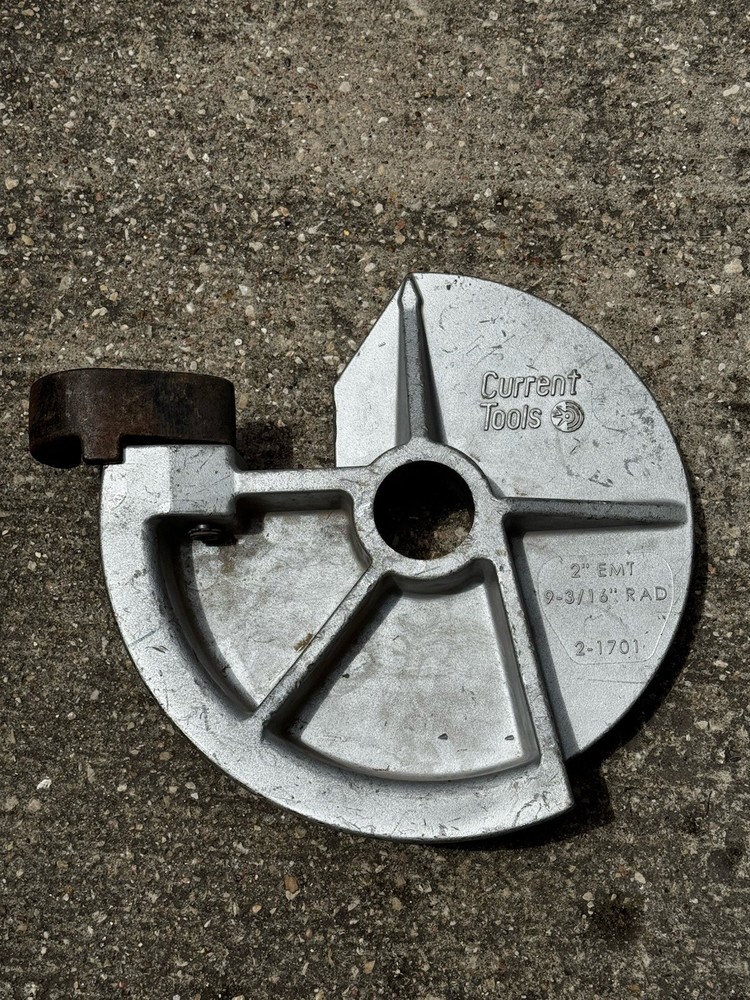 Current Tools 2-1701 2" EMT Bender Shoe 9 - 3/16” RAD