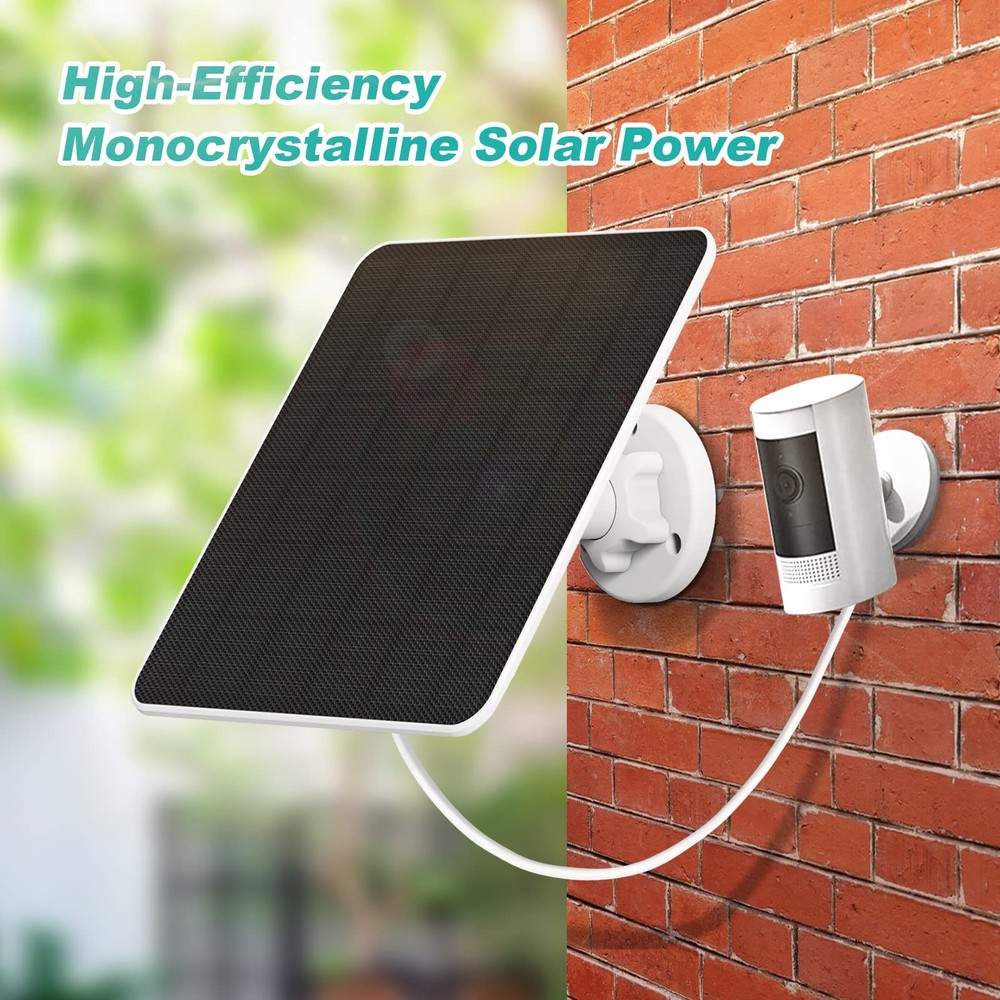 Solar Panel for Ring Camera, 5W Charger Stick Up Cam,...