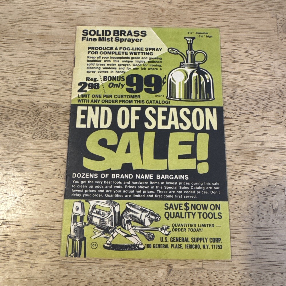 US General Supply Corp Catalog 1976 Vintage