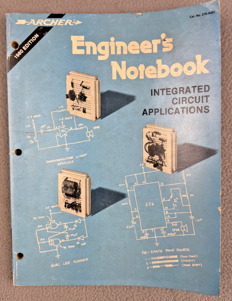 Archer Engineer's Notebook Integrated Circuit Applications 1980 Edition Vintage