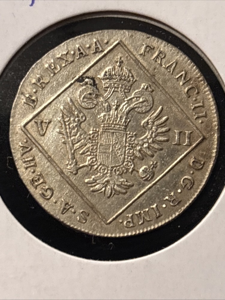 1802 C AUSTRIA /SILVER 7 KREUZER