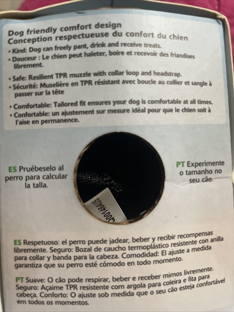 Baskerville Ultra Muzzle Size 1 Dog Comfortable Improved Muzzle New in Box Small