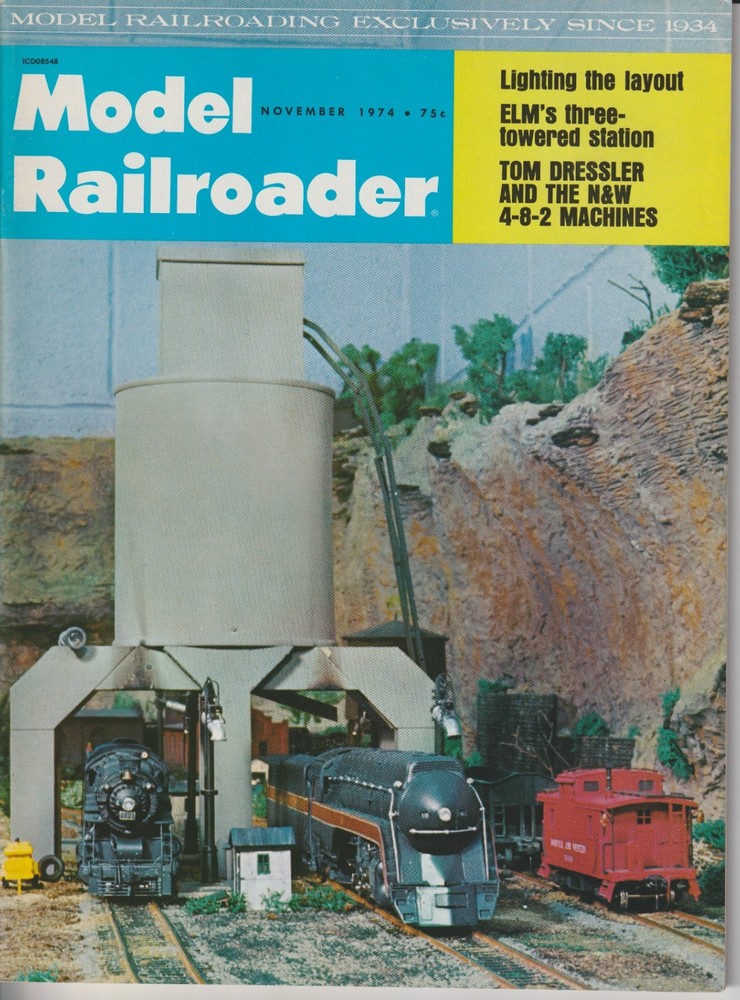MODEL RAILROADER  November 1974 Magazine - BACK ISSUE