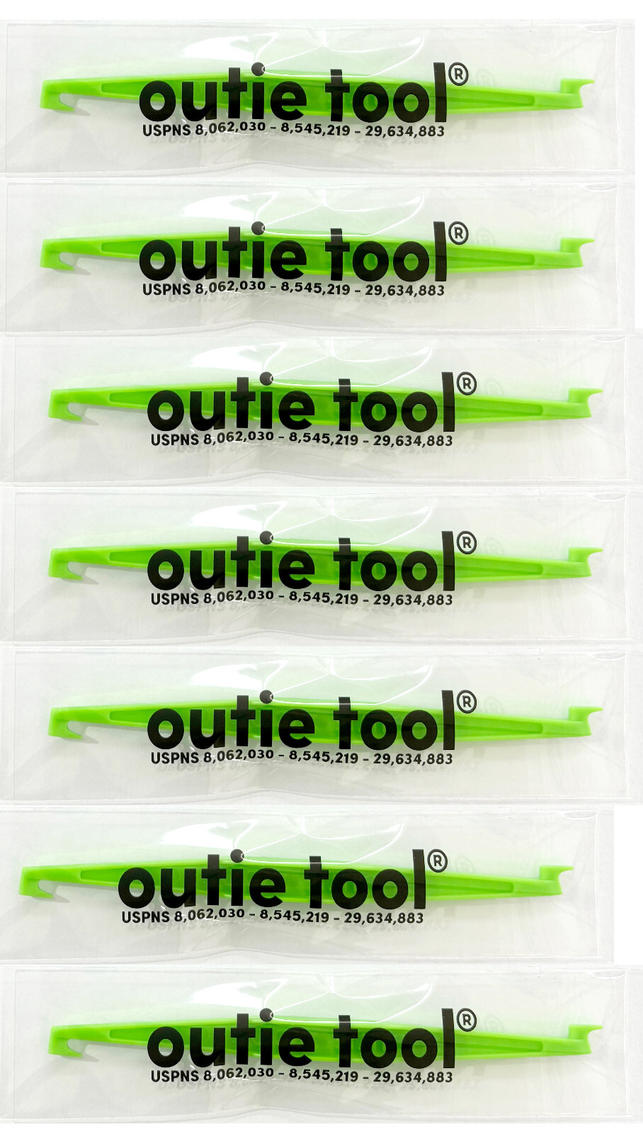Outie Tool | 2 in 1 Clear Aligner Invisible Braces Removal Tool | 60 Pack