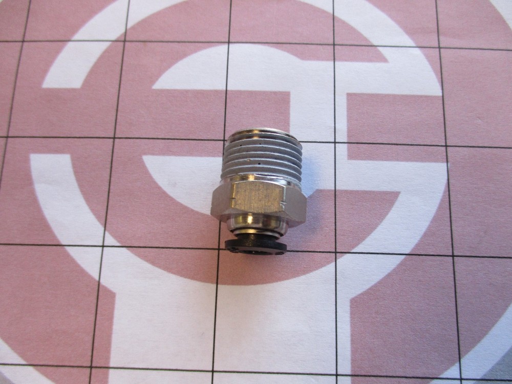 NEW - Straight Connector 3/8 thread 1/4 Push-In - Qty. 5