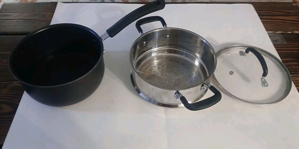 10 Piece T-FAL Techno Resist Base Pots/Pans Set