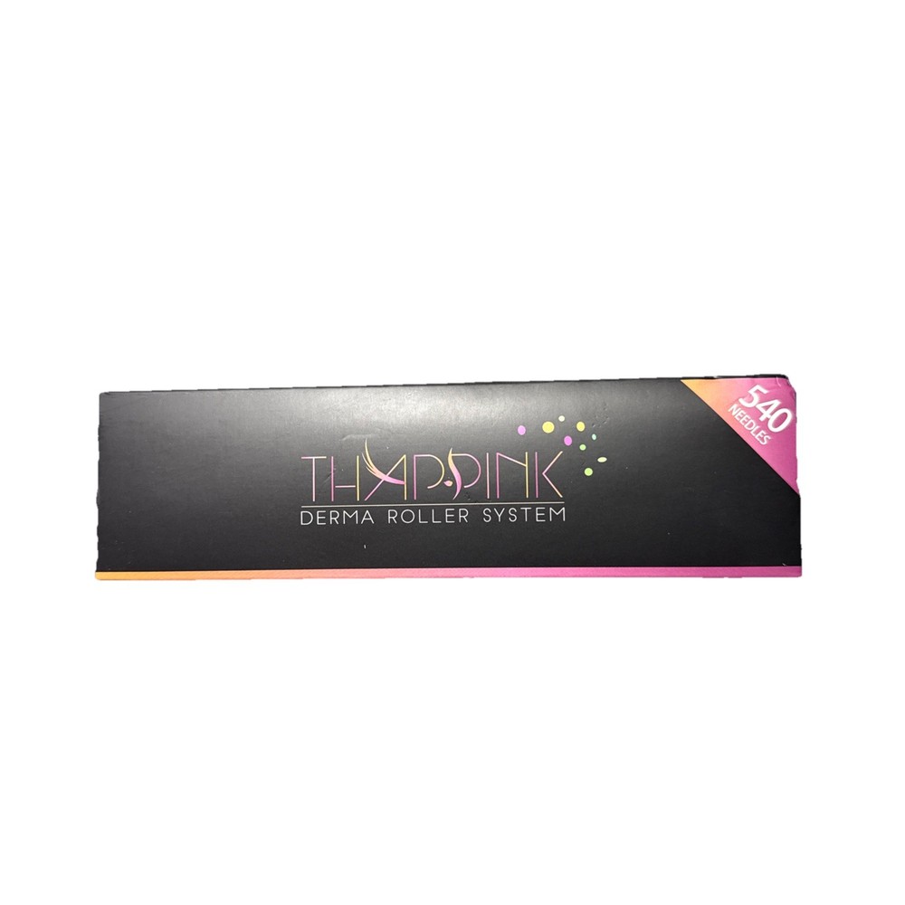 Thappink Derma Roller System Micro Needle Roller for Men and Women Home Use