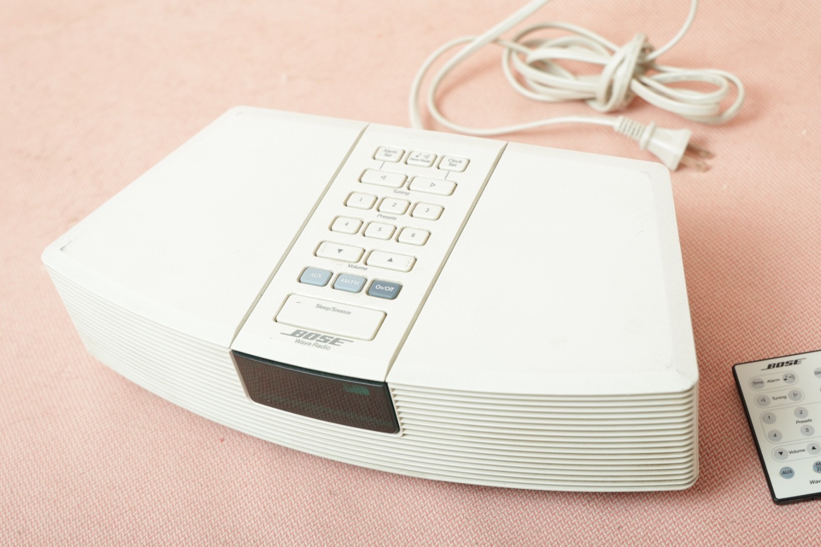 Bose AWR1-W1 Wave Radio Alarm Clock Radio with Power Cable