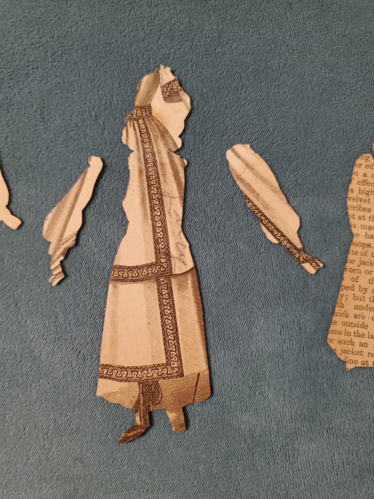Victorian Paper Dolls Newspaper Cut Out