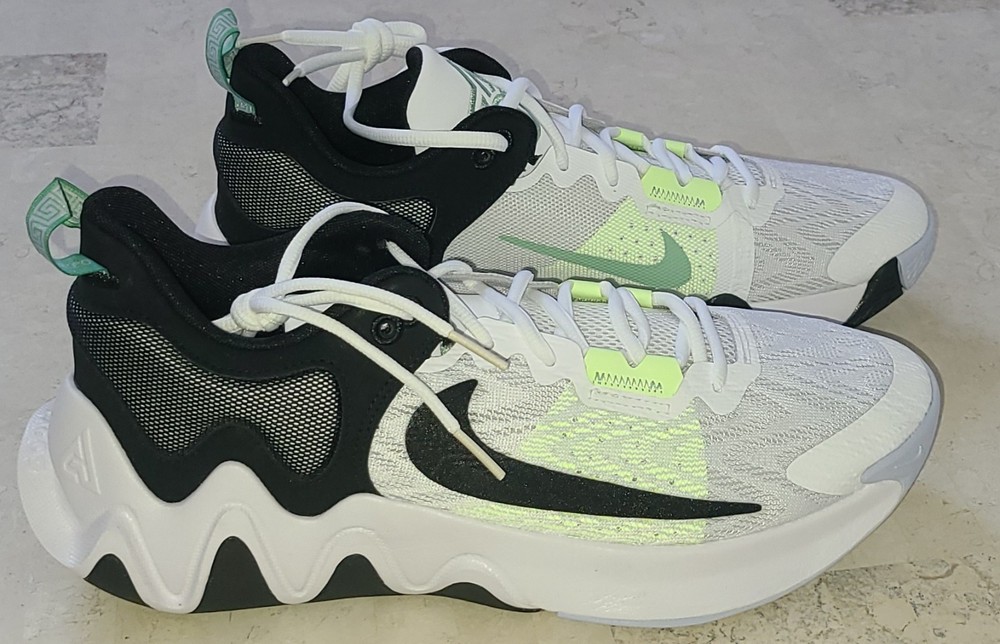 Size 10 - Nike Giannis Immortality 2 White Black Volt