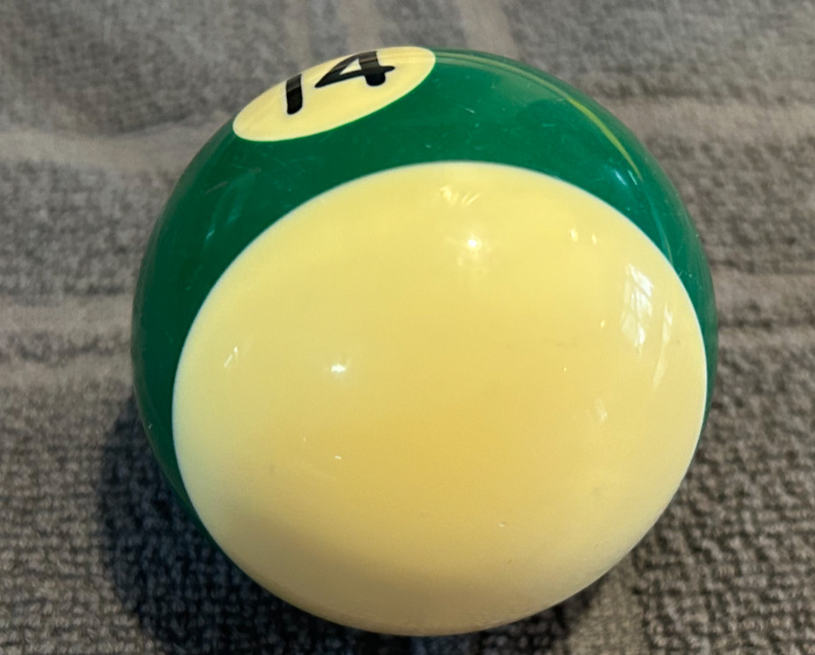 Replacement #14 Billiard Pool Ball 2 1/4" Diameter