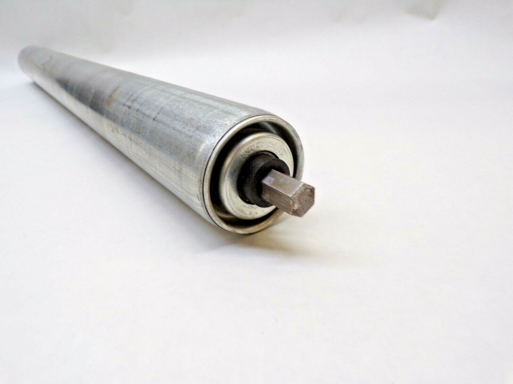 UNKNOWN BRAND CONVEYOR ROLLER, 21-1/2" BETWEEN FRAME, 1.9" DIAMETER, 3/8" HEX