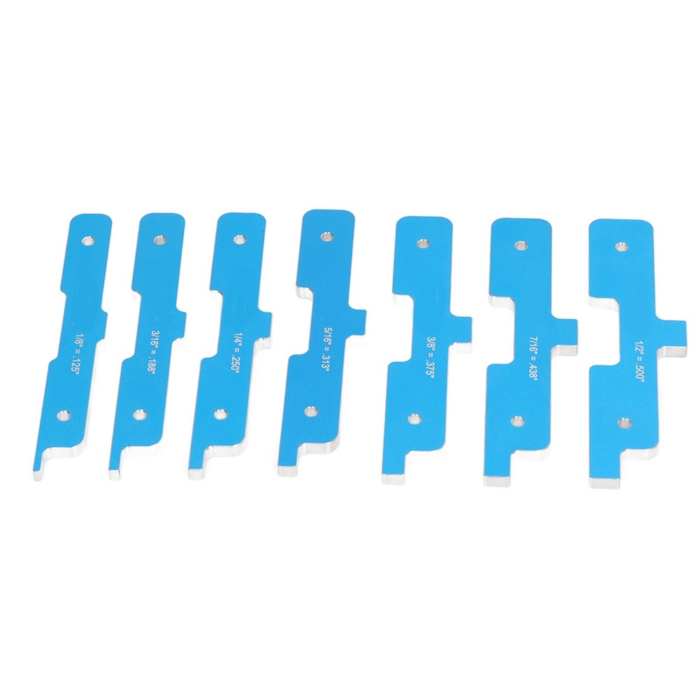 7Pcs Router Table Setup Bar Set Up Block Tool Kit For Cutting Milling