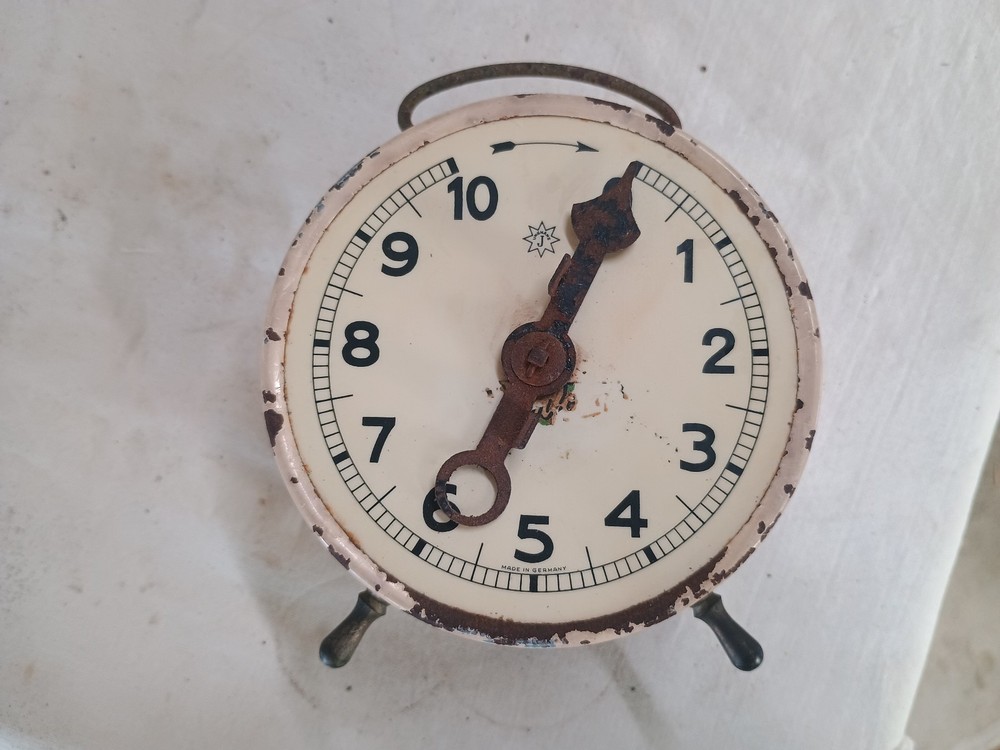 Antique Vintage Junghans Kitchen 10 Minute Timer Clock