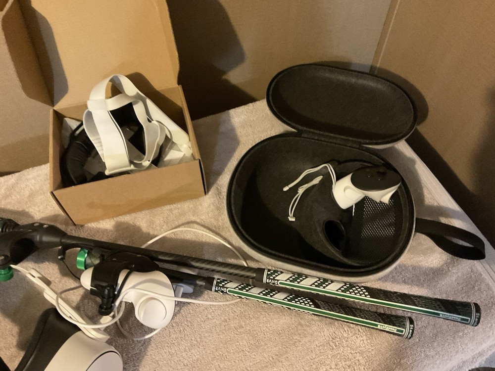 Meta Quest 3S Virtual Reality Headset 256GB Bundle with Carrying Case