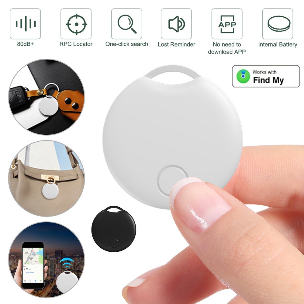 Smart Bluetooth GPS Tracker Work with Apple Find My APP Key Anti Lost Reminder