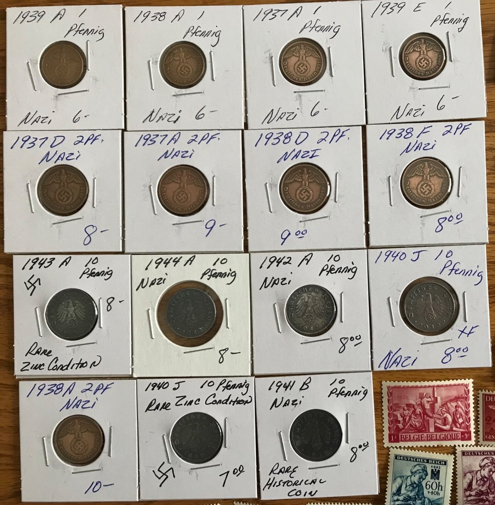 Third Reich Coins and Stamps