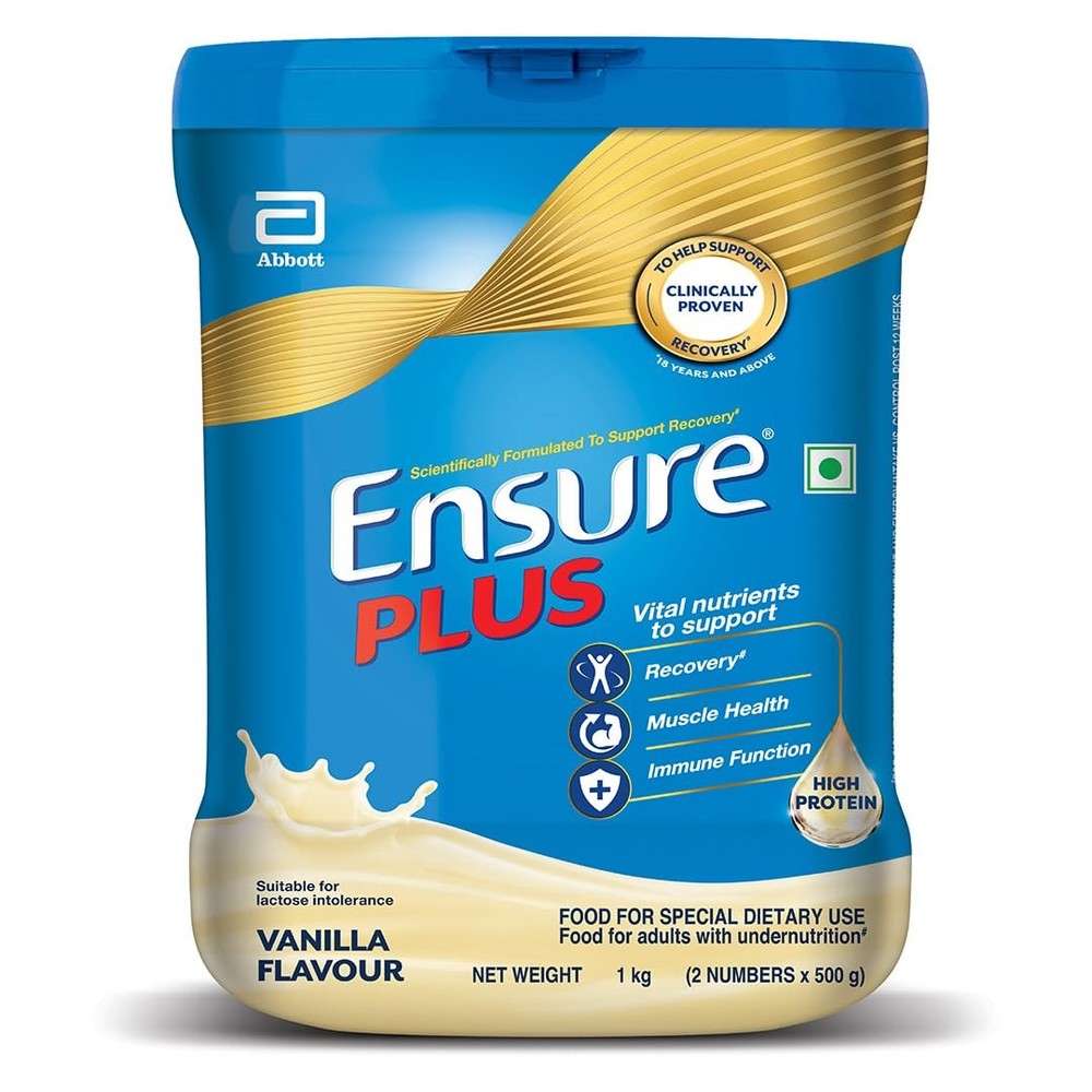 Ensure Plus Powder - 1 Kg (Vanilla) | Fast Ship