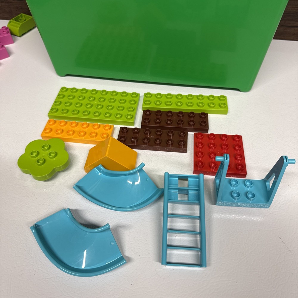 LEGO Storage 8 Stud Brick Stackable Box Container 14x7x6 Lot Bricks Minifigures