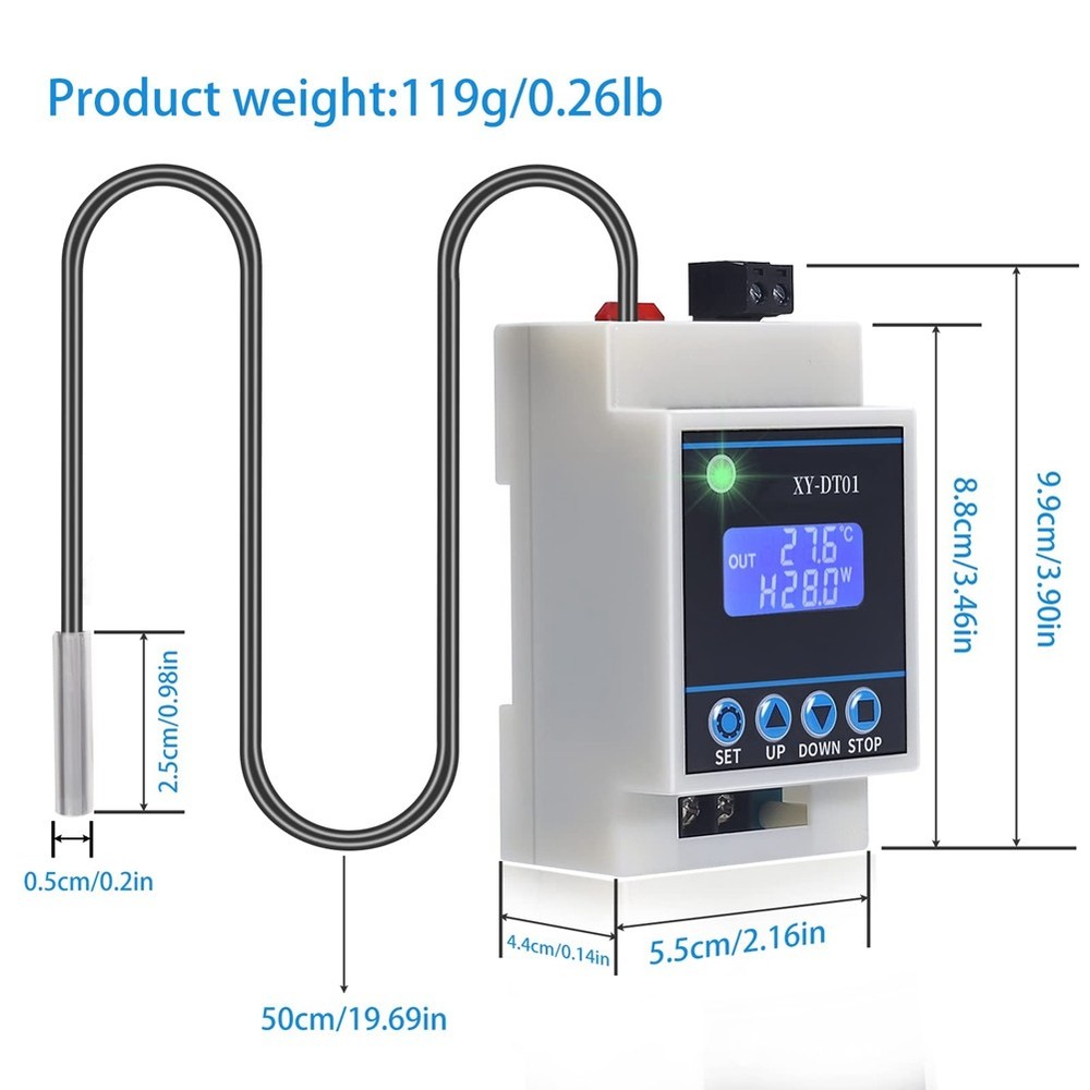 XY-DT01 Digital Temperature Controller -40-110°C Digital Micro-Digital1863