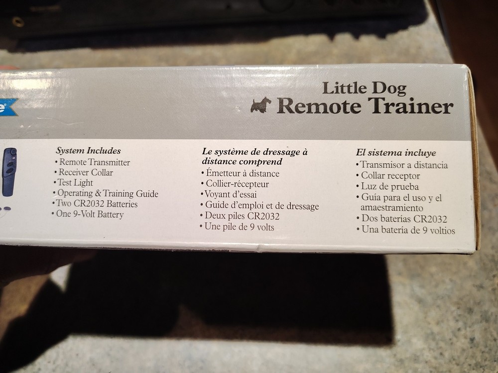 New PetSafe Little Dog Remote Collar Trainer Open Box