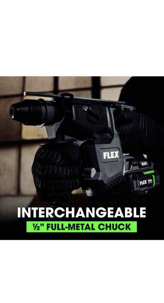 Flex 24V 1-In. Sds Plus Rotary Hammer (Bare Tool)