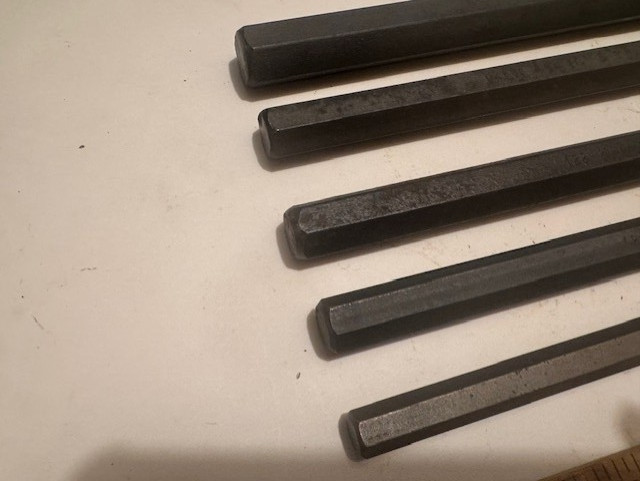 MADE IN USA- NEW (VINTAGE) PRO QUALITY "BALTIMORE" 5 PC COLD CHISEL SET