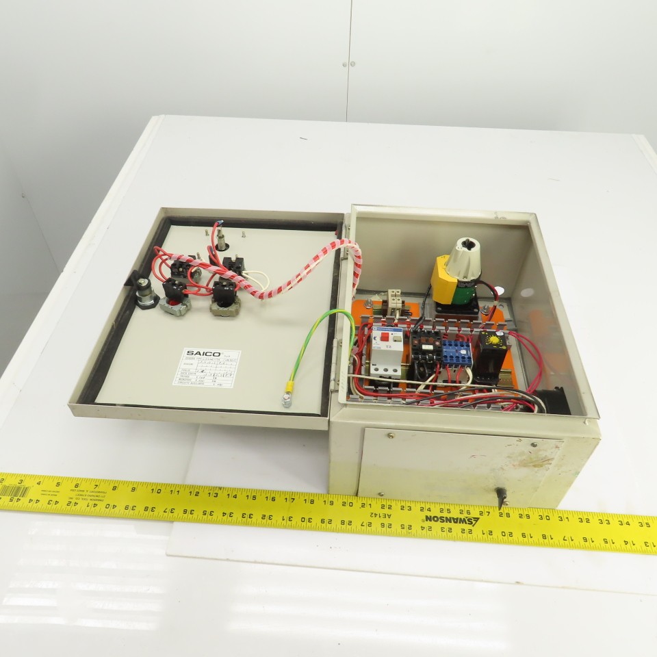 Single Phase 120V 10-16A Prewired Motor Starter Assembly W/Timer & Disconnect