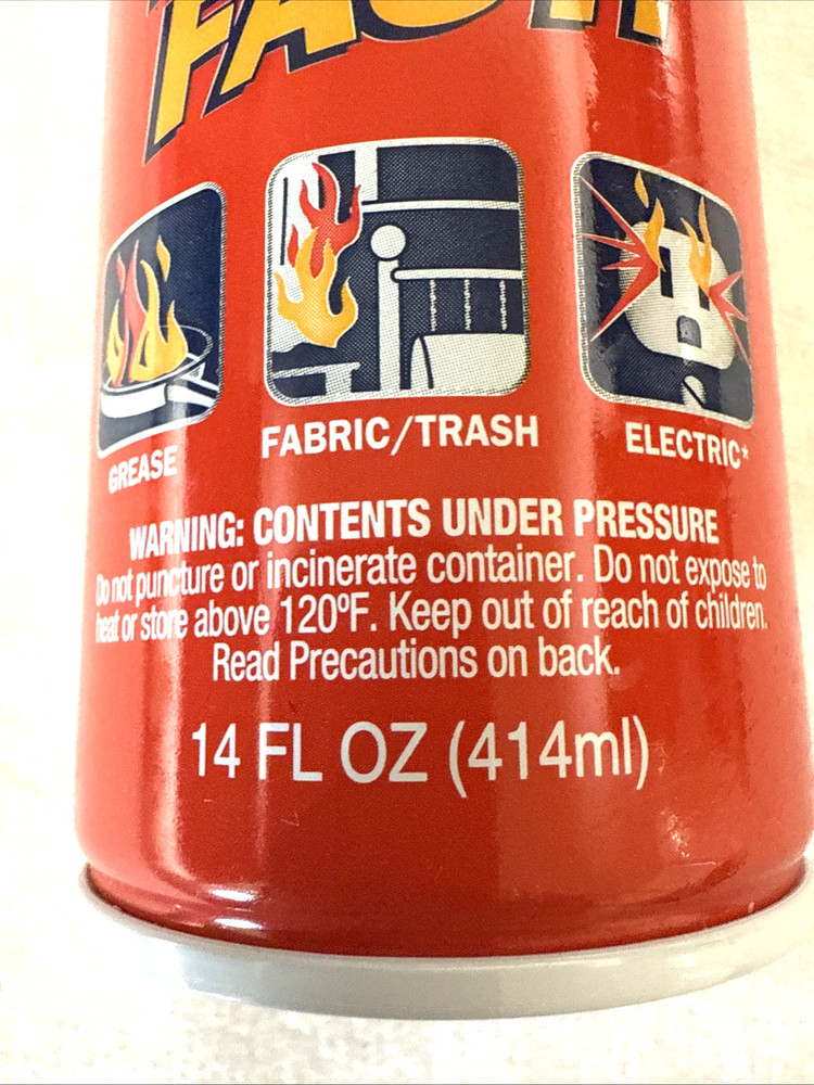 First Alert TUNDRA Stops Fires Fast 14 oz New