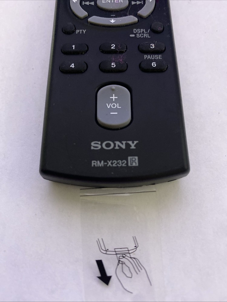 Sony RM-X232 Detached Car Audio Remote Control