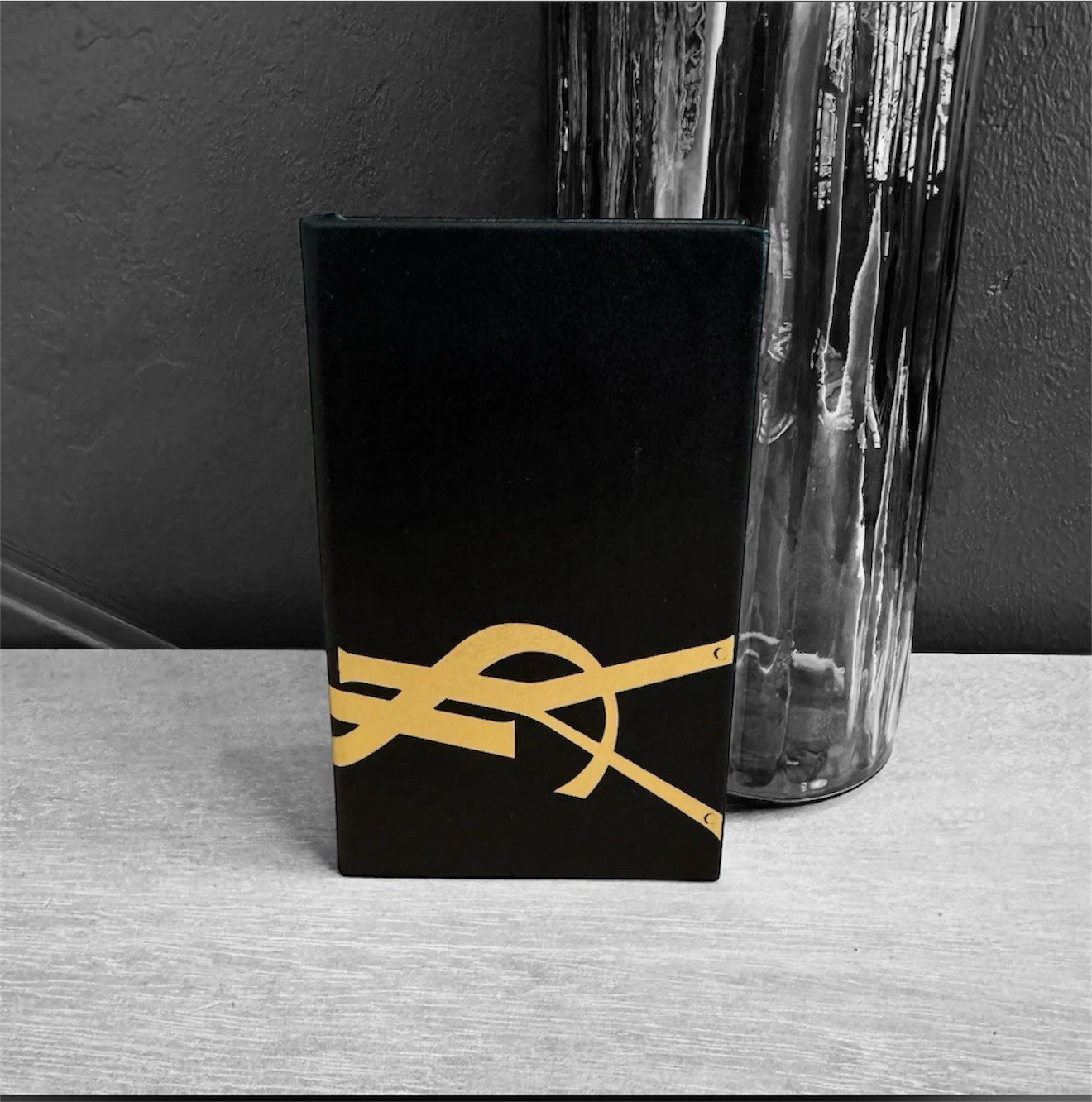 Brand New YSL Beaute Notebook BLACK/GOLD Mini Pocket Size Blank Page Novelty GWP