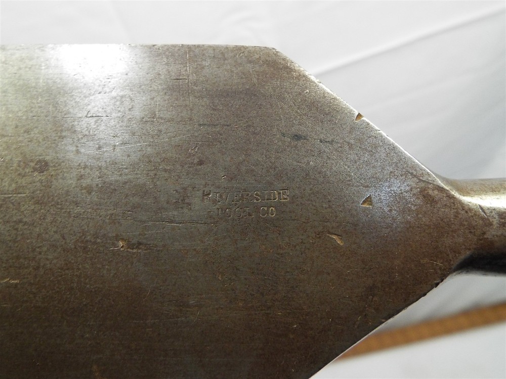 Early Riverside Tool Co Slick Chisel Timber Framing 3" Boat Makers Nice Handle