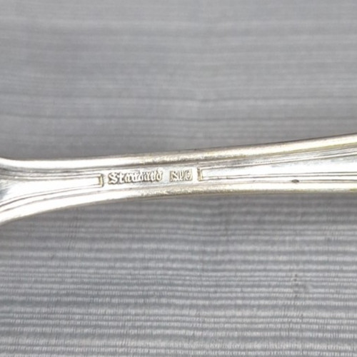 Vintage Standard Silverplate Flatware Serving Fork Meat 8.5"