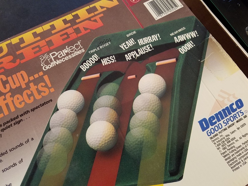 Talking Putting Green Auto Return Preowned Tested Works