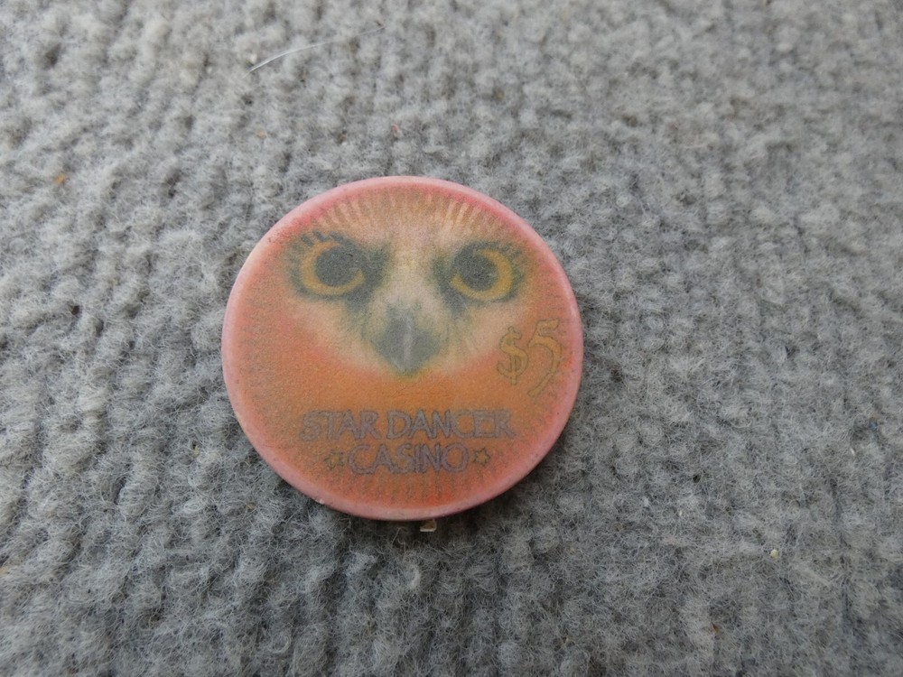 STARDANCER STAR DANCER CASINO CHIP TOKEN $5