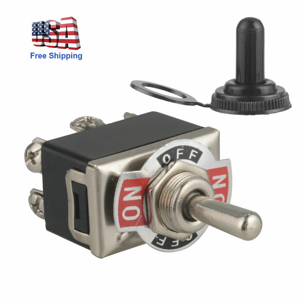 Heavy Duty 20A 250V Toggle Switch Control DPDT 2 Pole Double Throw 6 Term On Off