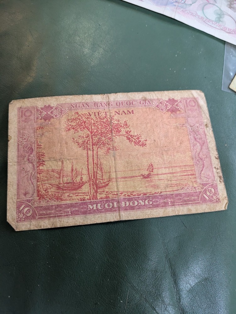 VIETNAM 10 Dong 1955 Circulated